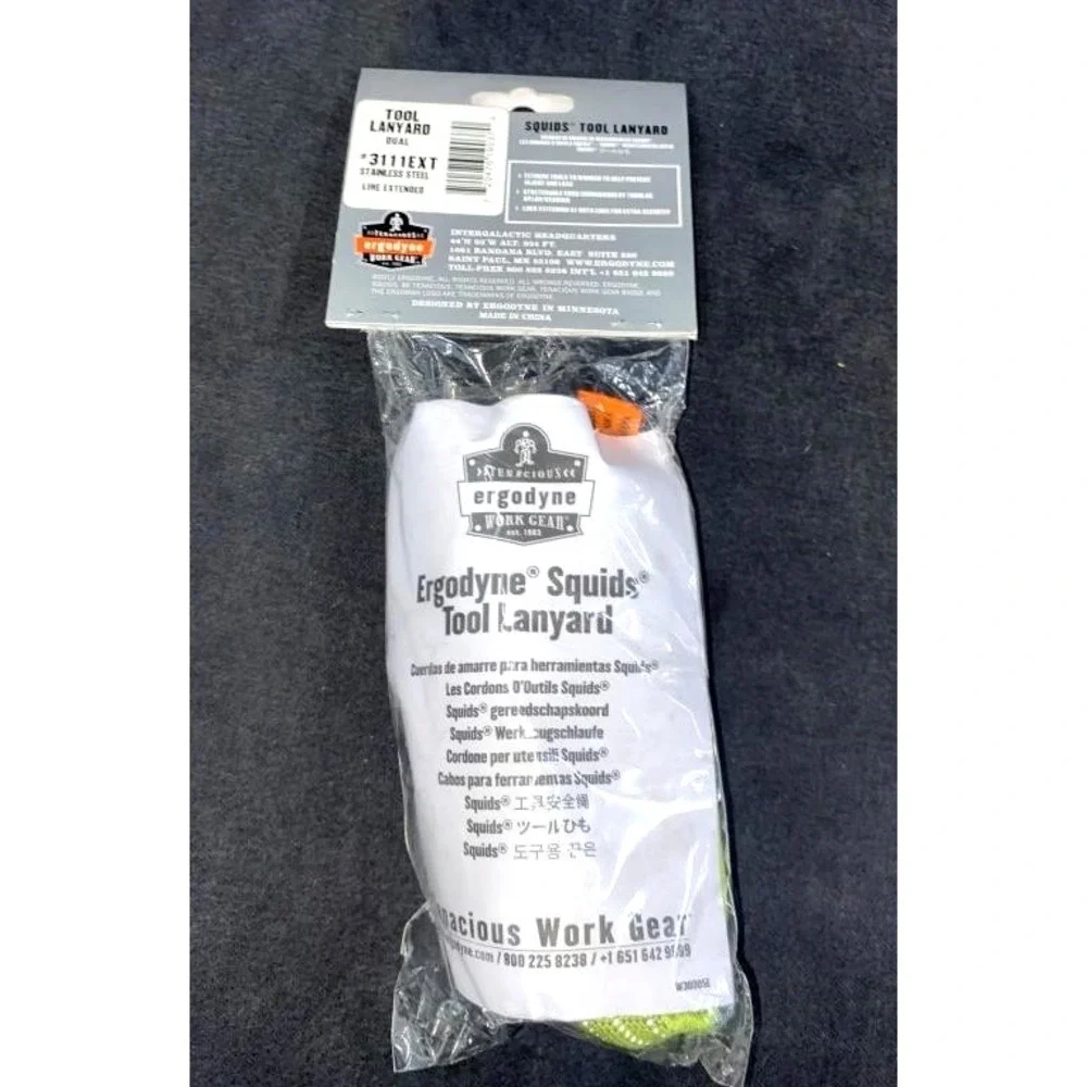 SQUIDS BY ERGODYNE 3101EXT Elastic‎ Tool Lanyard,